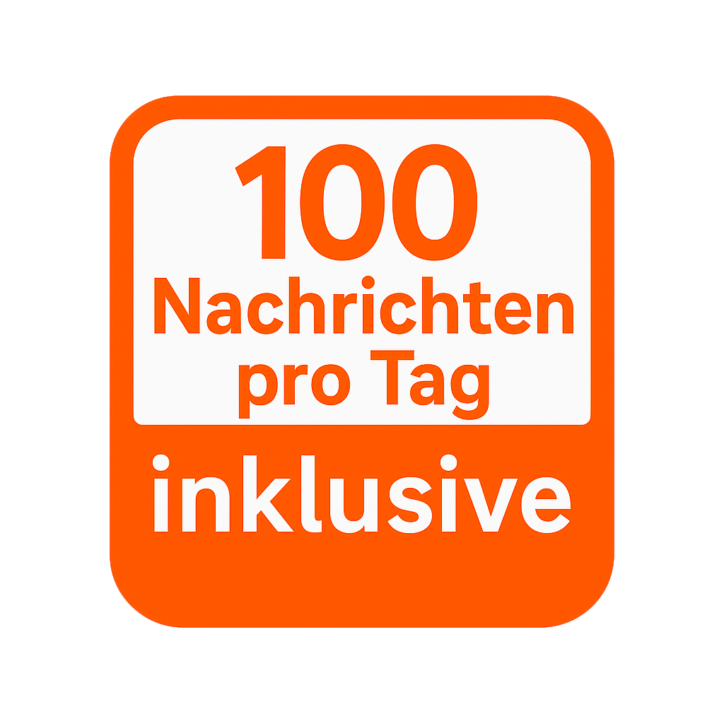 100 Nachrichten pro Tag